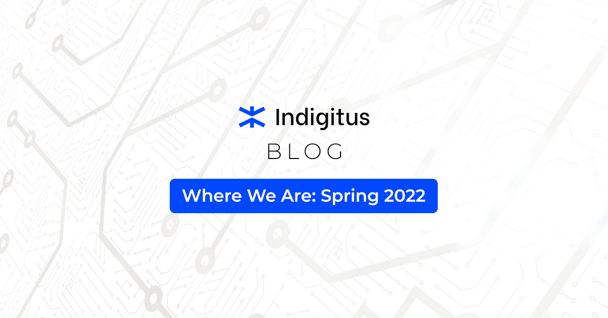 Featured image for “Where We Are: Spring 2022”